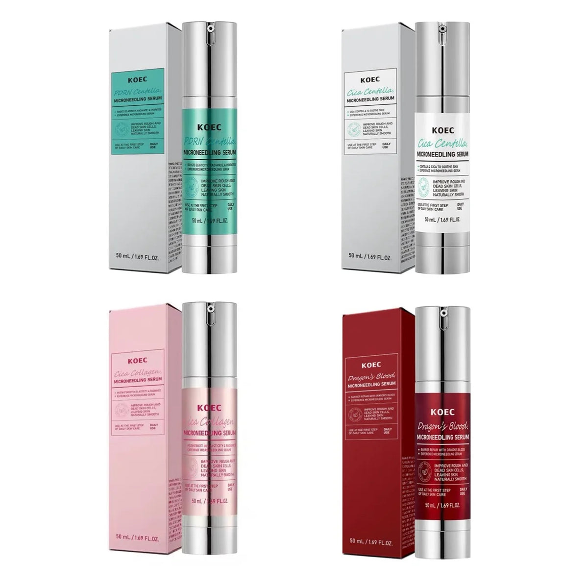 Centella PDRN Facial Essence 50ml Deep Hydration Repair Redness Dullness Collagen Nourish Daily Korean Gentle Facial Skincare