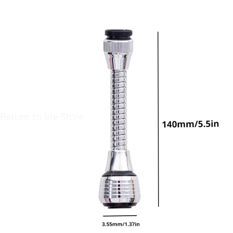 5pcs Kitchen Faucet Water Stainless Steel Shower Saving High Pressure Nozzle Tap Adapter Bathroom Sink Spray Bathroom Shower