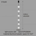 Stairs Modern Chandelier Loft Duplex Living Room Hotel Lobby Long Pendant Nordic Home Decorative Lighting Ball Long Line Pendant
