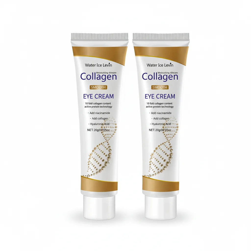 Collagen Smooth Eye Cream 10X Collagen Active Protein. Niacinamide Hyaluronic Acid Deeply Moisturize. Firms Plumps Under-Eyes.