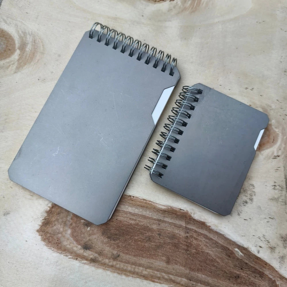 EDC Titanium Alloy Notepad Portable Recyclable Tools Outdoor DIY Survival Camping Gear EDC Multifunction Tools