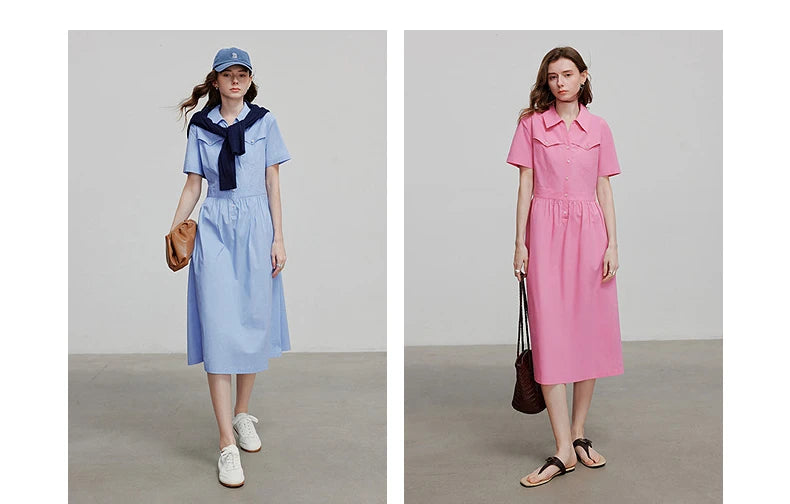 TOYOUTH Women Dress 2025 Summer New Elegant Dress 8529020