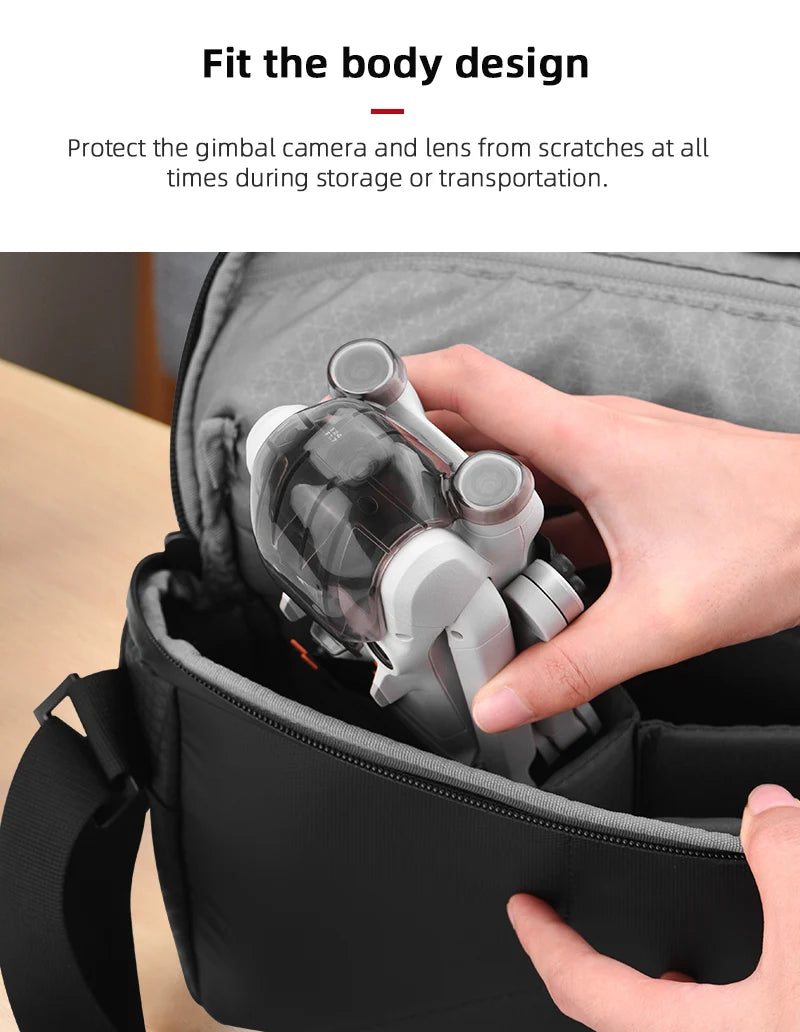 BRDRC Lens Cap for DJI Mini 3 Pro Drone Protective Gimbal Lock Cover Camera Guard Anti-Scratch Protector Props fixer Accessory
