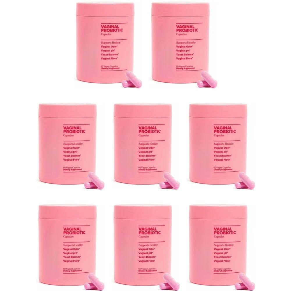 Women's Vaginal Probiotic Capsules, 5 Billion CFU, Healthy Odor Support, PH Yeast Balance & Flora Support, Vegan, 60 Count