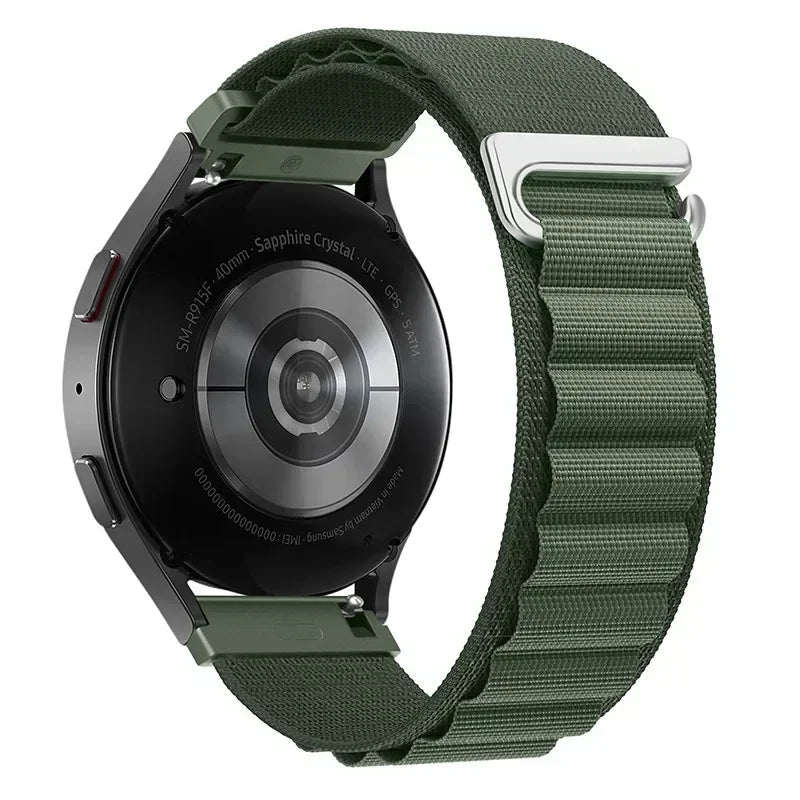 20mm 22mm Alpine Nylon Loop Band For Realme Watch 5/S/3 Oneplus Watch Lite/3/2/2R Comfortable Strap For Xiaomi Watch 5/S4-3-2-1