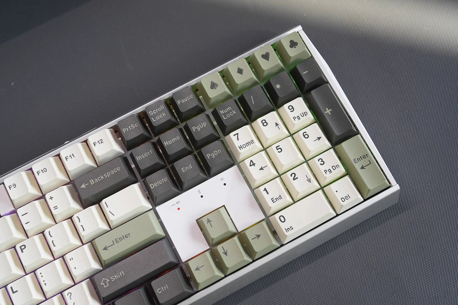 GMK olive 163 key ABS two-color molding keycap cherry height keycaps