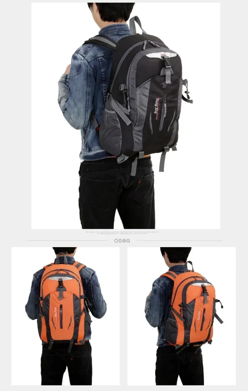 Quality Nylon Waterproof Travel Backpacks Men Climbing Travel Bags Hiking Backpack Outdoor Sport School Bag Men Backpack Women