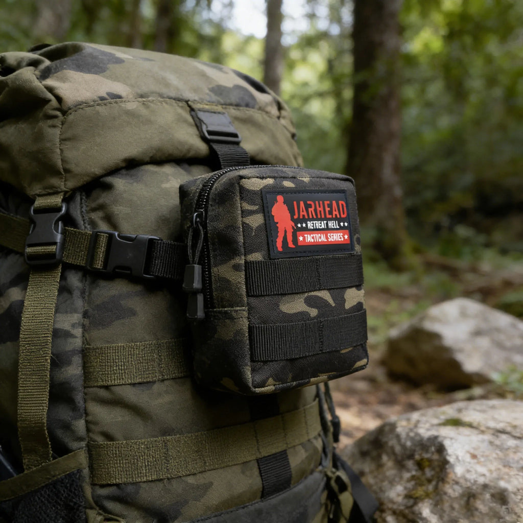 Tactical MOLLE Pouch EDC Utility First Aid Kit Bag Outdoor Waist Pack Water Resistant Nylon Gear Organizer for Hiking Camping