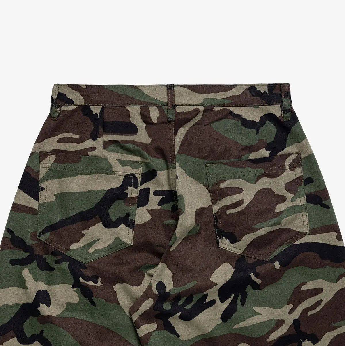 Women's Camouflage Wide Leg Pants Loose Casual High Waist Trousers Vintage Pockets Cropped Pants 2025 Streetwear Harajuku Capris