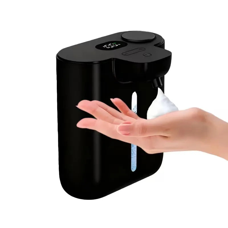 500ML Large Capacity HD Display 9-Gears Adjustable Foam/Liquid Control Automatic Sensor Soap Dispenser Portable Hand Wash Bottle