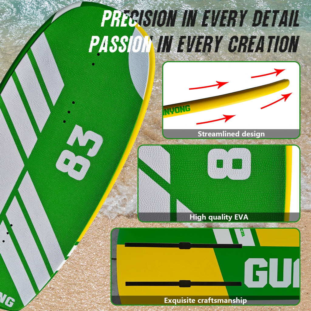 New 83cm Hydrofoil Surfboard Small Size Carbon Fiber Material 9L High Performance for Water Sports Non-Powered Surfing