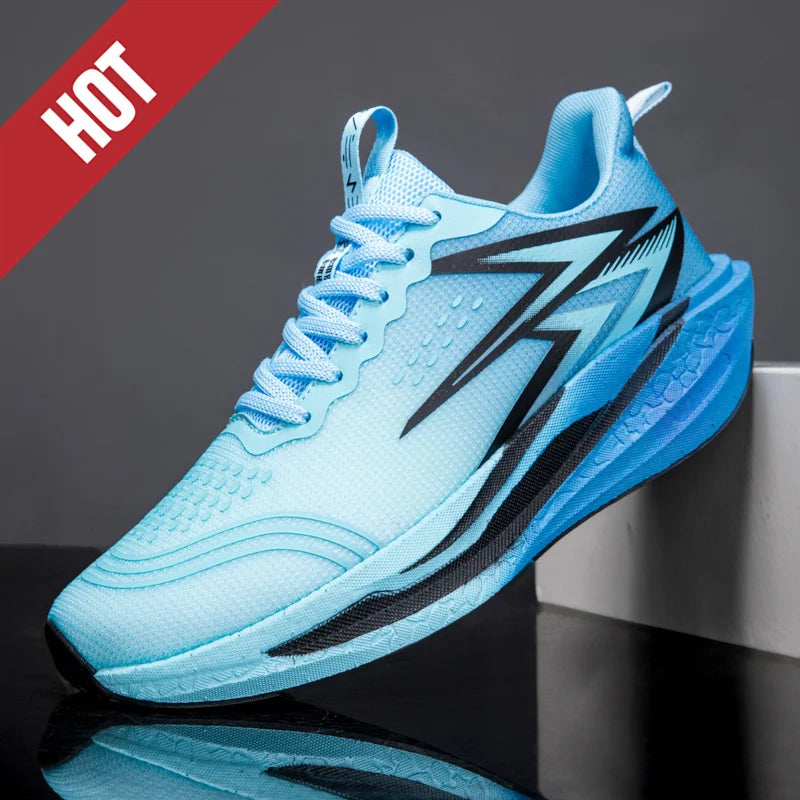 NEW Running Shoes Carbon Board Marathon Men Sports Breathable Lightweight Women's Comfortable Athletic Nonskid Sneakers Casual