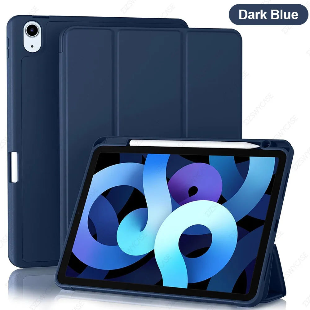 Case for iPad Air 11-inch M4/M3/M2 (2026/2025/2024), iPad Air 5th/4th Gen 10.9-inch (2022/2020), Cover with Auto Sleep/Wake