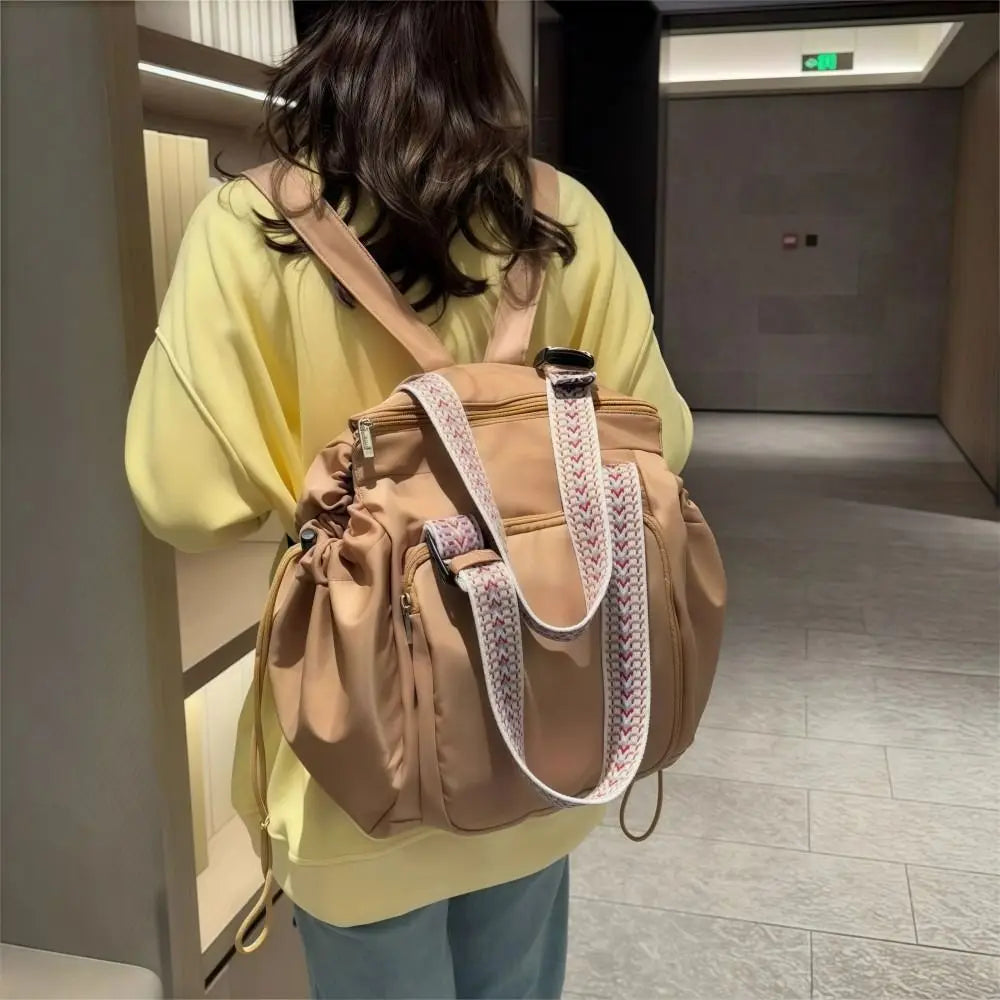 Multifunctional Travel Storage Bag Lightweight Cradle Design Women's Backpack Durable Waterproof Mommy Bag Mother Baby Outing