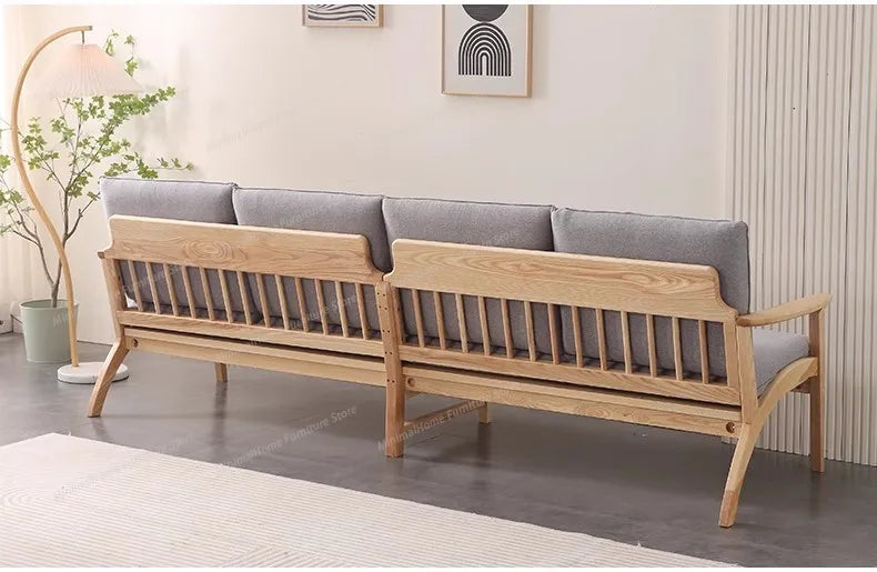 Relaxing Living Room Sofas Lounge Comfortable Wood Floor Modern Lazy Sofa Nordic Balcony European Divani Da Soggiorno Furniture