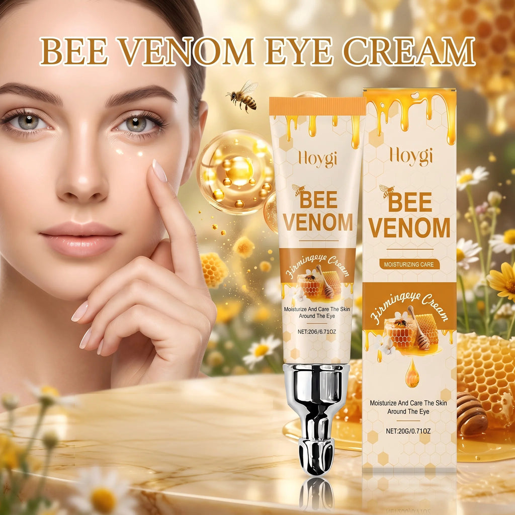 Bee Venom Firming Eye Cream Smoothing Fine Lines Hydrating Fade Under-Eye Dark Spots, Reduce Puffiness Eye Care Moisturizer