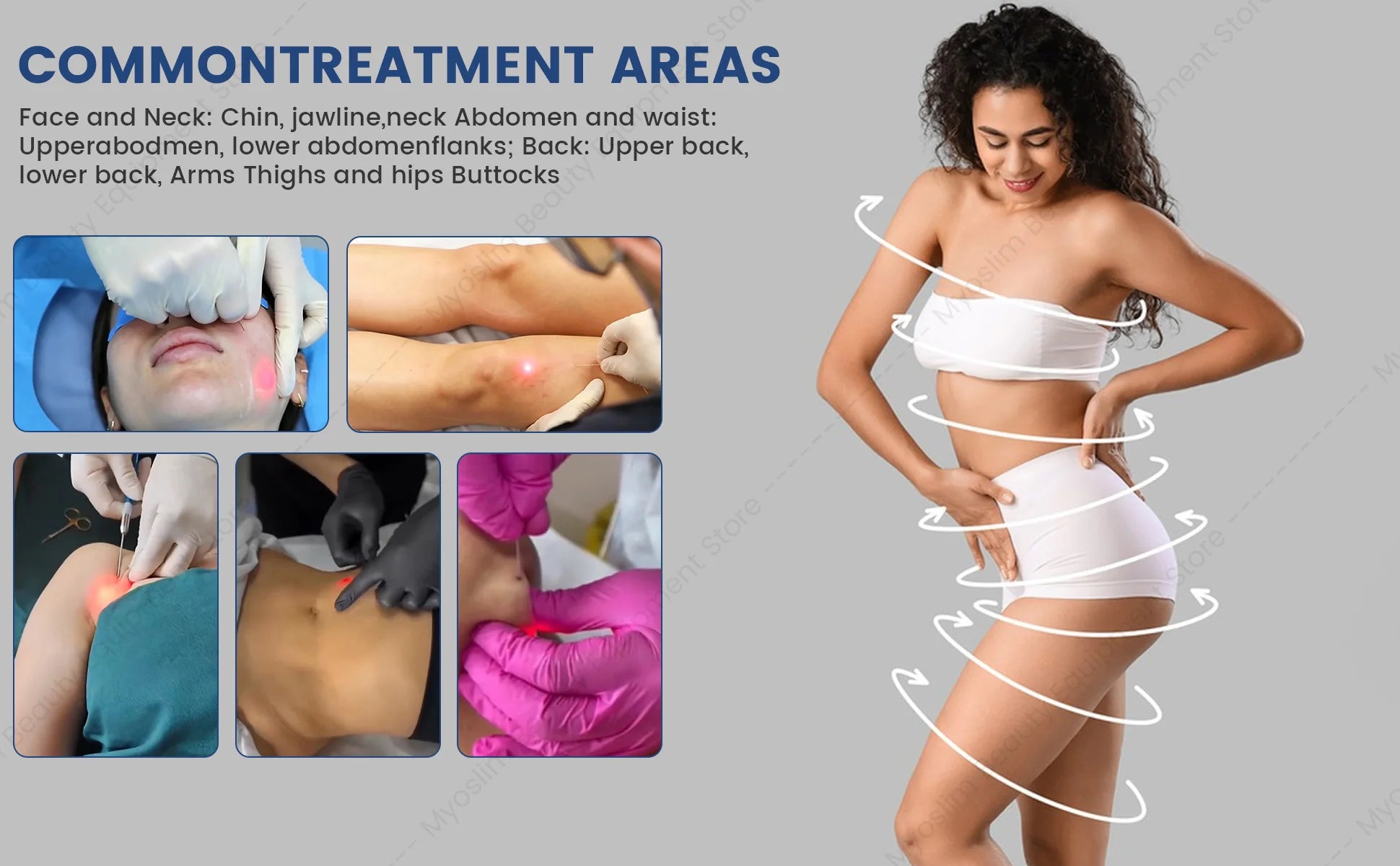MYOSLIM Multifunctional Dual Wavelength Fiber Machine 980nm 1470nm Face Lift Body Shaping Skin Renew Device for Beauty Salons