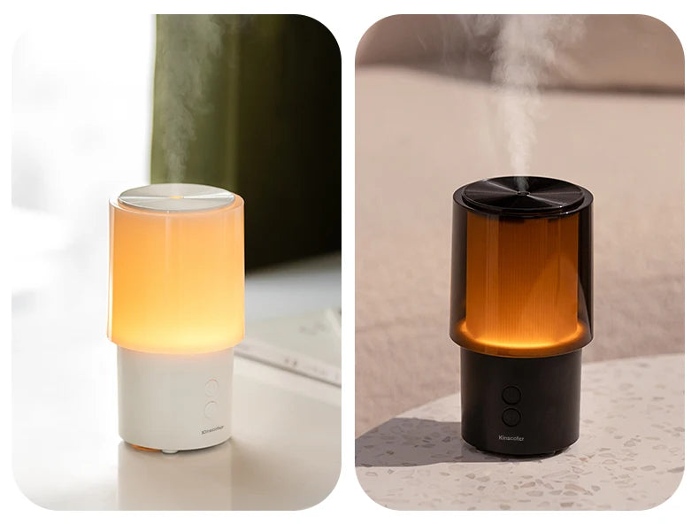 New Essential Oil Aroma Diffuser Minimalist Night Lamp Desktop Mini Air Humidifier 140ml Ultrasonic Sprayer for Hotel Home Gift
