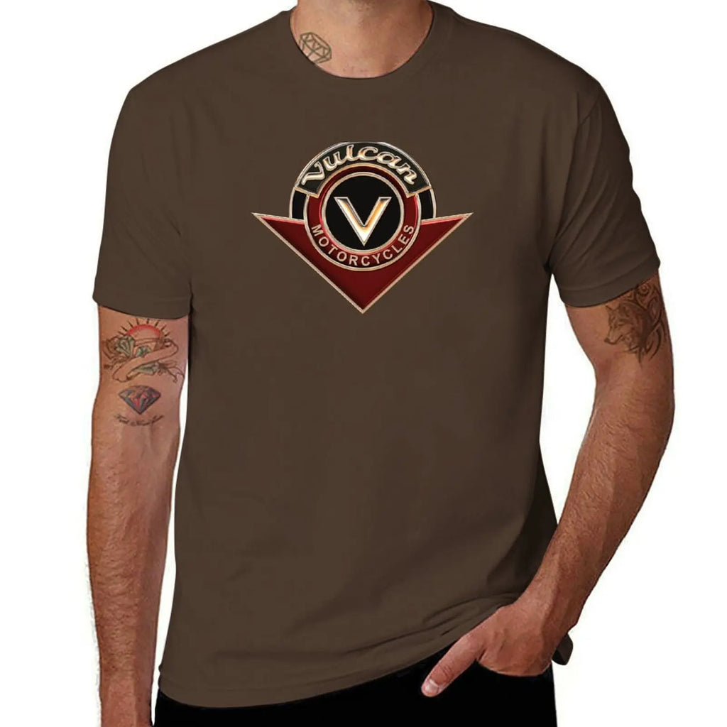 Vulcan VN Motorcycles Logo 2 Copper 3D T-Shirt customs quick-drying animal prinfor boys Blouse funny t shirts for men