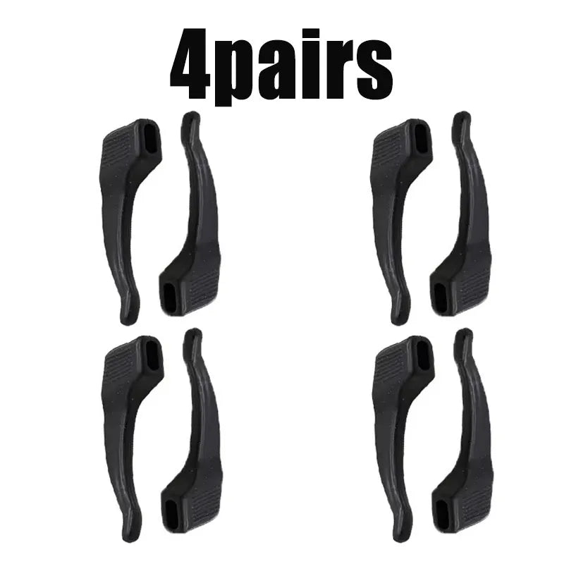 2/4/6pairs Silicone Anti-slip Glasses Leg Ear Sleeve Bracket Fastener Eyeglasses Accessories Grip Anti-fall Eyewear Holder