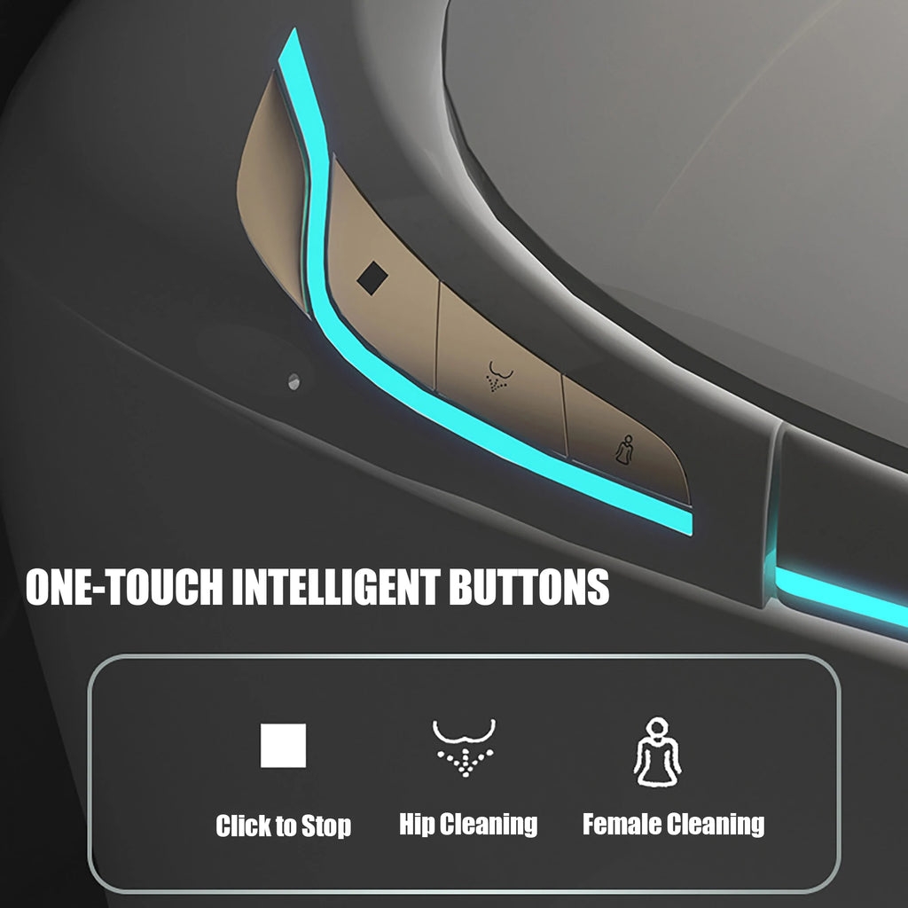 High-end Top Sale WC Intelligent Water Closet Floor Mounted Ceramic Automatic Luxury Toilet Bidet Smart Toilet Bowl Elongated