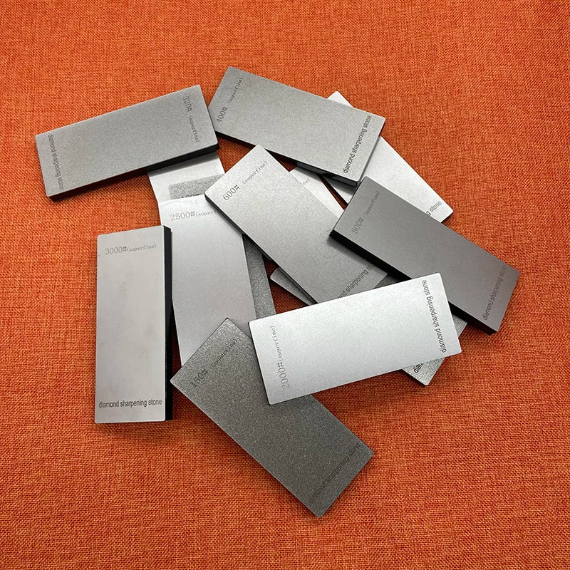 180# 400# 1000# 3000# Diamond Whetstone with Base Home Kitchen Knife Sharpening System Professional Outdoor Sharpener Stone Hot