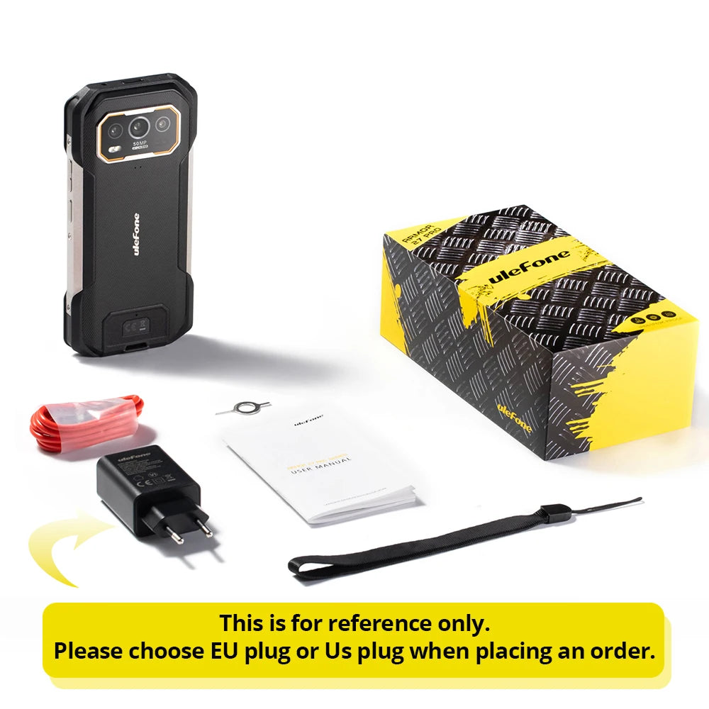 Ulefone Armor 27 Pro 5G 10600mAh Smartphone 50MP Camera 64MP Night Android 14 Rugged Phone Up to 24GB+256GB NFC Waterproof Phone