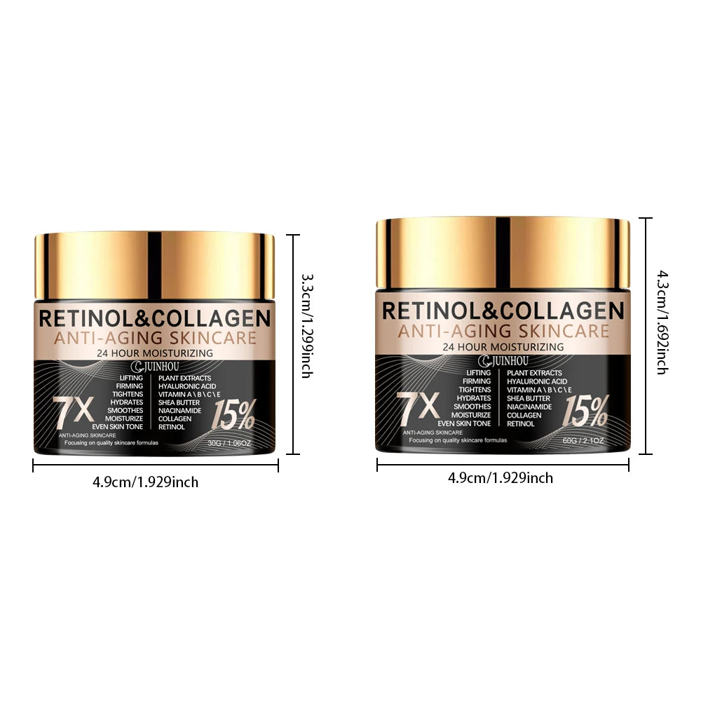 JUINHOU Men's Retinol Collagen Skin Renewal Cream Makes Skin Supple and Moisturized Refreshing and Non-greasy Men's Only