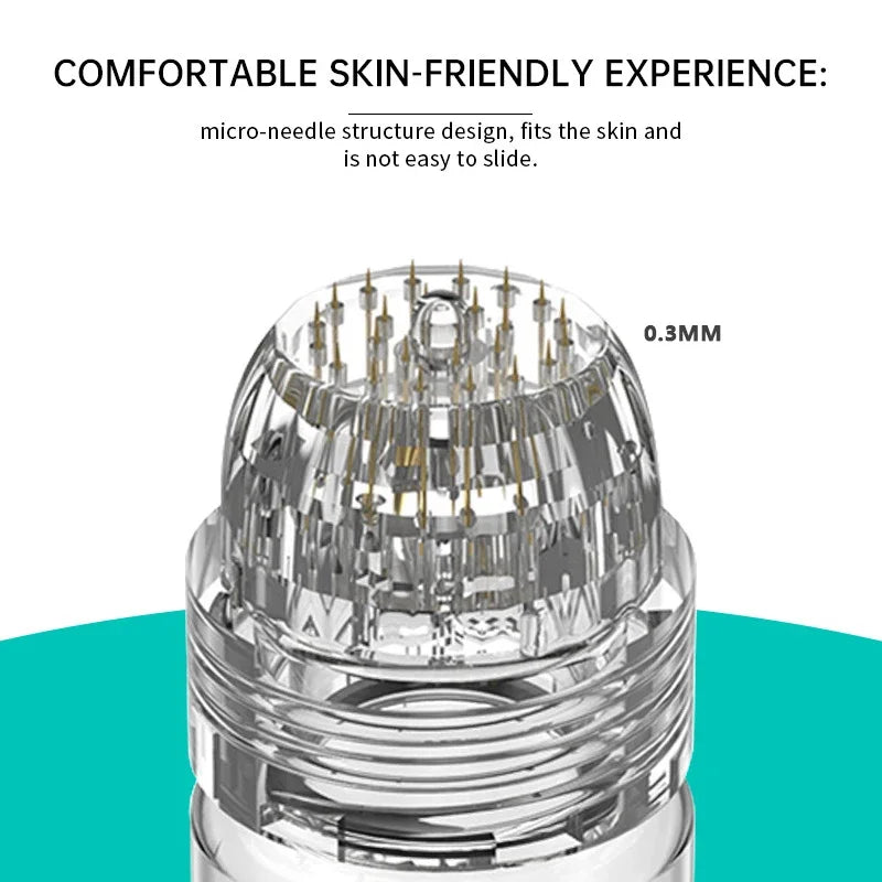 Facial Polypeptide Freeze-dried Powder Skin Booster 0.25mm Microneedle Serum Hydration Brightening Improve Elasticity Skin Care