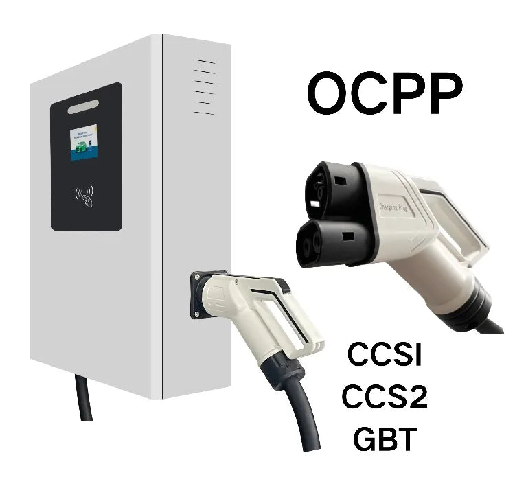 Fast Ev Charging Station CCS1 CCS2 CHAdeMO GBT 20KW 30KW 40KW Level 3 DC Electric Car Charger for Home Garage Use