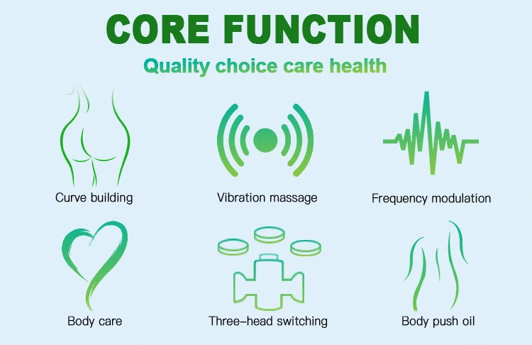 Portable 3D Deep Tissue Massager for Pain Relief Muscle Relaxation Fat Burning Slimming Handheld Electric Massage Device
