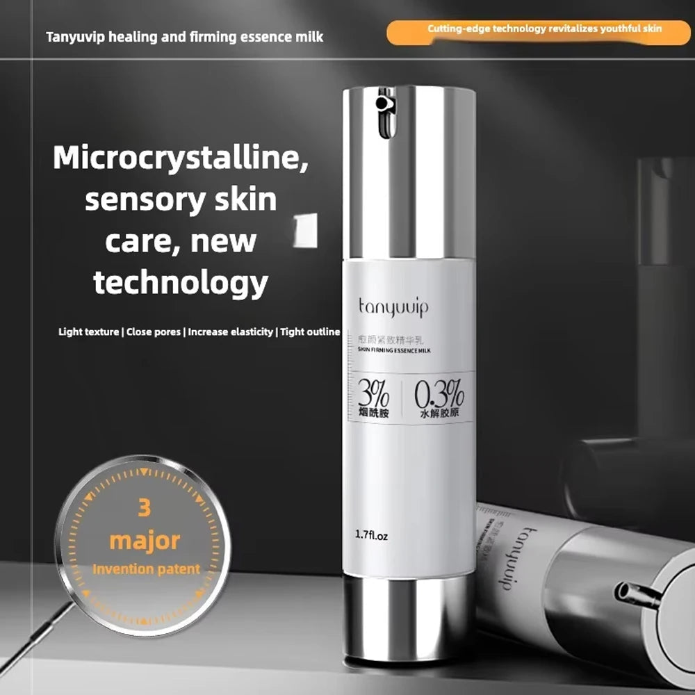 Facial Hydrolyzed Sponge Microcrystal Serum Skin Booster Anti-Wrinkle Firming Moisturizing Repairing Brightening Skin Care