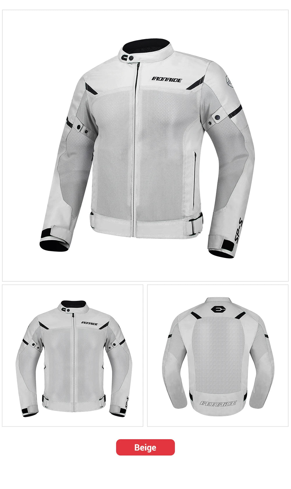 Off Road Motorcycle Jacket Summer Breathable Protective Jacket Motorcycle Racing Protective Jacket Off-road Riding Equipment