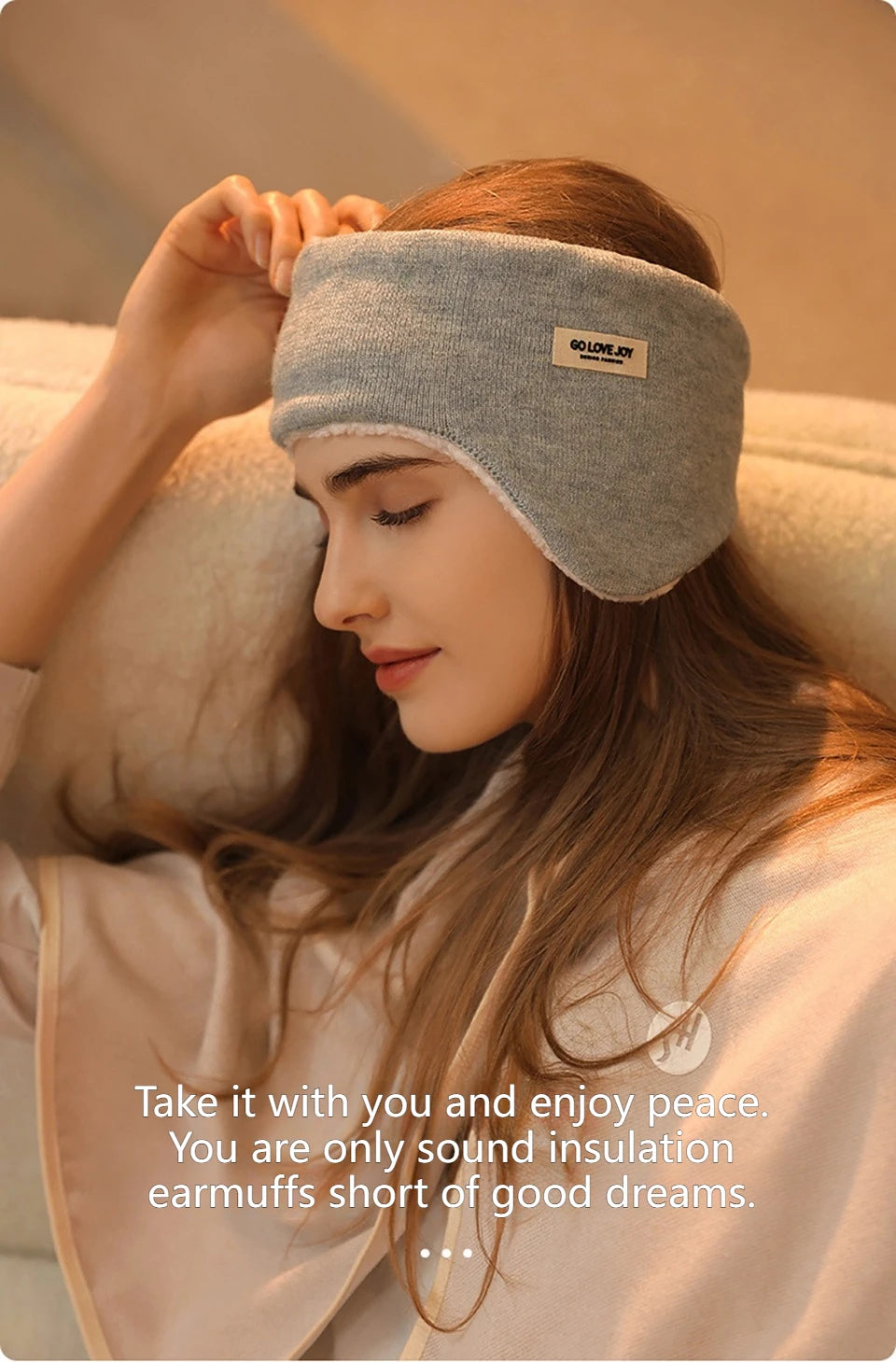 GTUBIKE Winter Earmuffs Headwear Anti-cold Warm Thickened Fleece Ear Protection Head Cover Windproof Thermal Running Headband