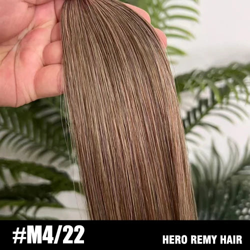 Flat K Tip Hair Extension 100% Remy Human Hair Keratin Fusion Pre Bonded Natural Straight Real Hair Salon Quality 16-22" 1g/s