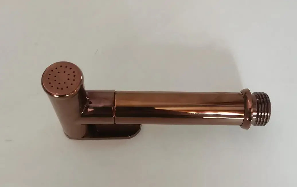shine polish Rose Gold Hand Held Bidet Sprayer Stainless Steel Douche Kit Toilet Bidet Shattaf Copper Valve Jet Set sprayer head
