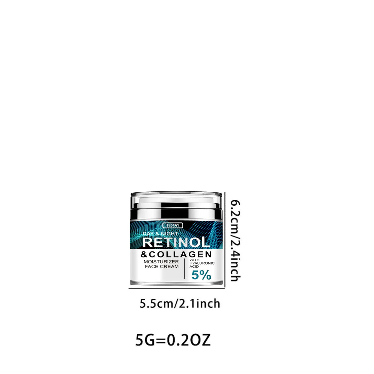 Collagen Retinol Hyaluronic Acid Cream, Retinol and Collagen Face Cream, Anti Againg Collagen Retinol Hyaluronic Acid Cream