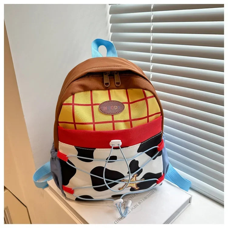 Cartoon Fashionable and Casual Women's Backpack Cute Cow Print Backpack Soft and Durable Fabric Backpack Suitable for Daily Use