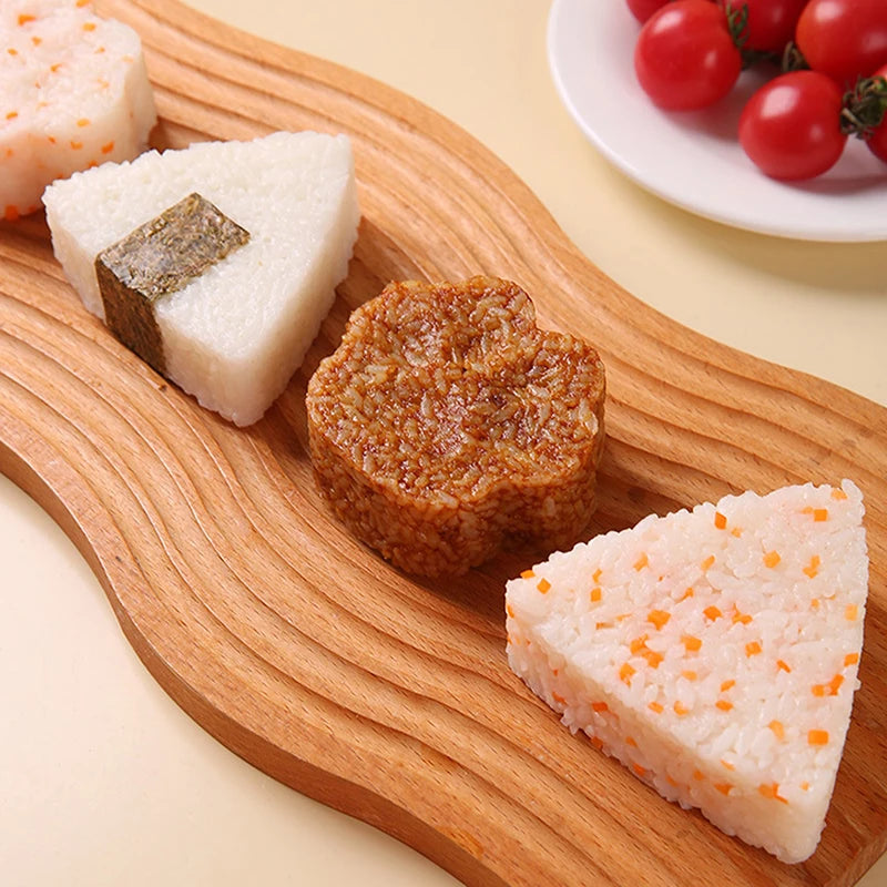 1PC Portable Rice Ball Maker Onigiri Mould Japanese Bento Rice Mold Maker Kit Non Stick Rice Mould For Kid Lunch Kitchen Gadgets