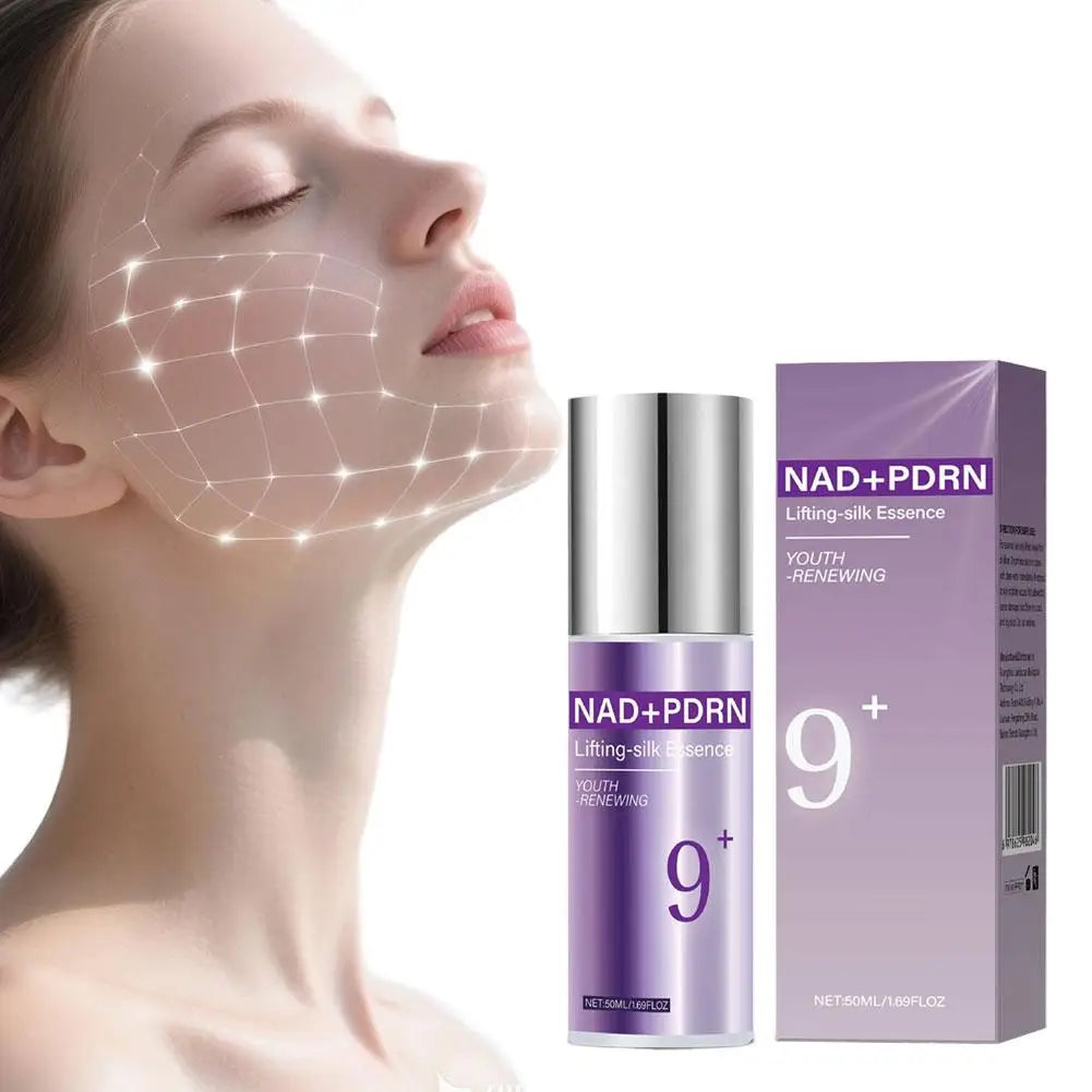 50ml NAD+ Lifting-sil Essence Powerful Peptide Complex Reduces Signs Of Aging Restores Skin Fullness Elasticity Deep Hydration