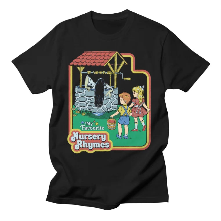 Classic Cartoon Anime, European and American Style Illustration, High Street Casual T-shirt, Men's and Women's Luxury  Top 2026