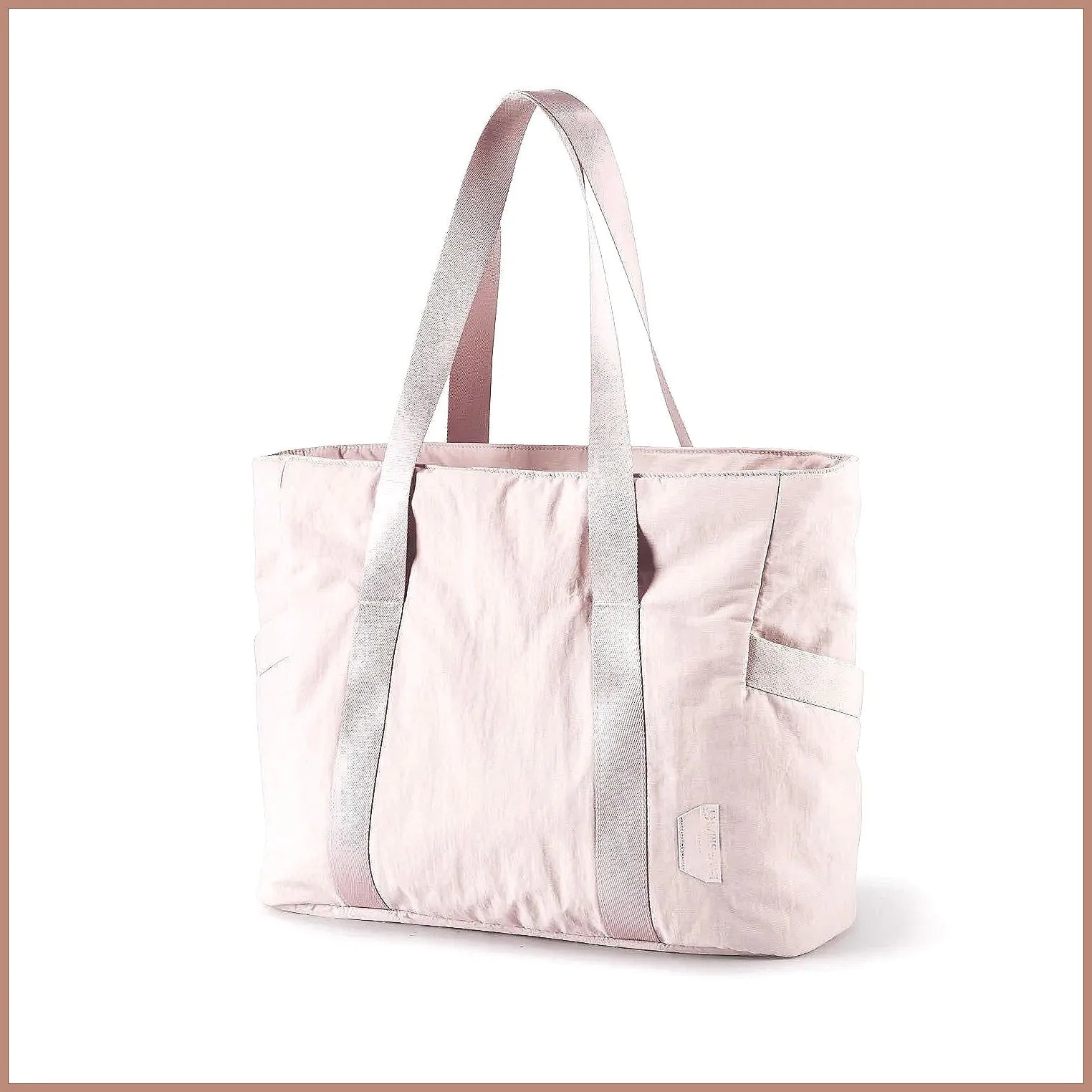 Large Capacity Tote Bag Multipurpose Work Laptop Organizer Gym Yoga Travel Shoulder Bag Waterproof Nylon Business