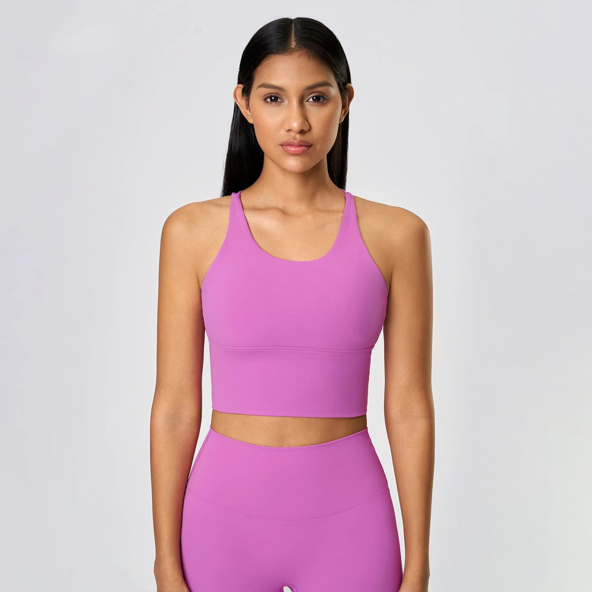 New Style Sports Bra: Shock-Absorbing, Sexy Open-Back, Thin-Strap Tank Top for Women's Yoga