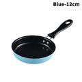 Mini Frying Pan Stainless Steel Prevent Stick Induction Pot Round Breakfast Small Fry Egg Pan With Long Handle Kitchen Gadgets