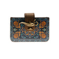 Vintage Americana Continental Mini Wallet with Retractable Card Holder & Secure Pocket