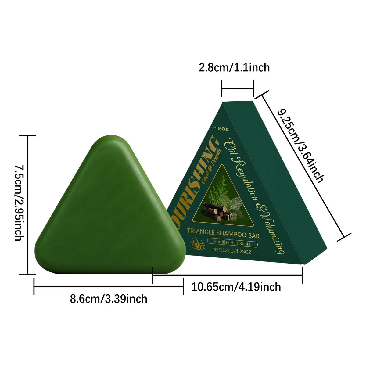 Herbal Hair Shampoo Soap,Itch Relief Dandruff Control Glossy Refreshing Lightweight Cleansing Bar with Natural Plant Ingredients