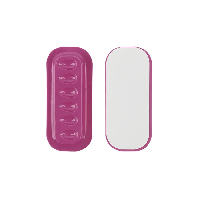 100pc Eyelash Glue Holder Tray Pad Lash Extension Adhesive Stand Base Gasket Tattoo Pigment Pallet Eyelashes Lifting Makeup Tool