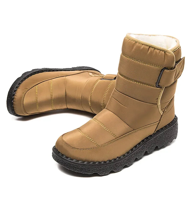 Women Boots 2024 Winter Shoes Woman Waterproof Snow Boots Winter Warm Fur Botas Mujer Korea Style Black Ankle Boots For Women