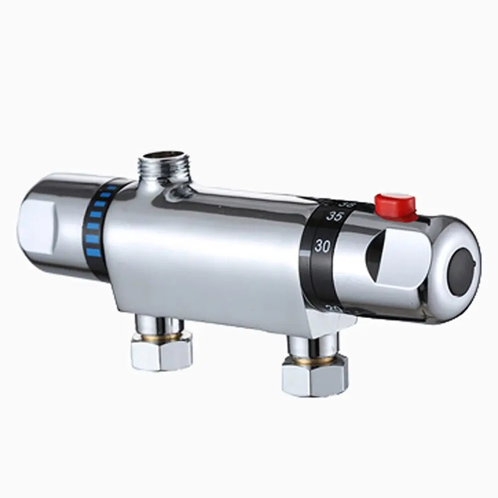 Home 1/2" Outlet Shower Valve Bathroom Accessories Exposed Bar Shower Mixer Bathroom Faucet Valve Tap