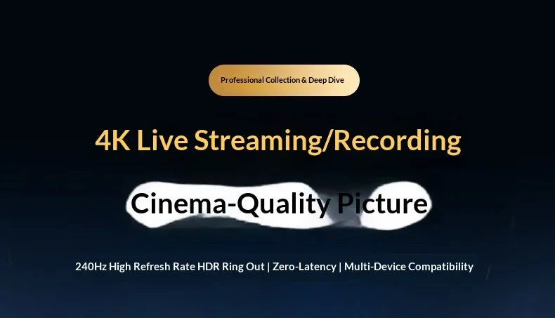 UGREEN 45645 CM758 HDMI Video Capture Card 4K 60Hz Capture and Loop-Out for Camera Console PC Live Streaming
